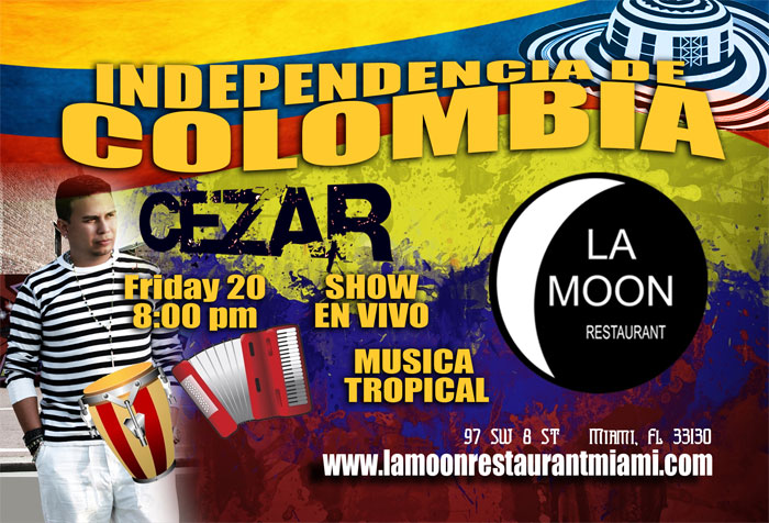 Colombian Independence at La Moon